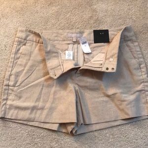 Banana Republic beige sparkly Shorts NWT Size 12